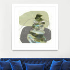 Green Cairns III by Ruth Fromstein on GIANT ART - greens organic shapes