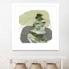 Green Cairns III by Ruth Fromstein on GIANT ART - greens organic shapes