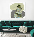 Green Cairns III by Ruth Fromstein on GIANT ART - greens organic shapes