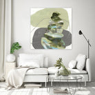 Green Cairns III by Ruth Fromstein on GIANT ART - greens organic shapes