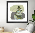 Green Cairns III by Ruth Fromstein on GIANT ART - greens organic shapes