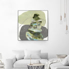 Green Cairns III by Ruth Fromstein on GIANT ART - greens organic shapes