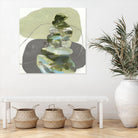 Green Cairns III by Ruth Fromstein on GIANT ART - greens organic shapes