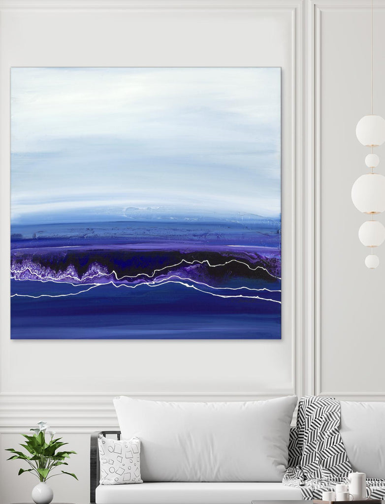 Blue Rendezvous by Ruth Fromstein on GIANT ART - blues abstract