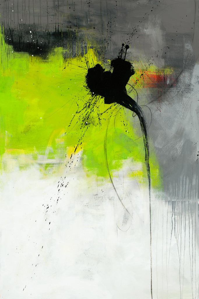 Métamorphose par Ruth Fromstein sur GIANT ART - verts abstraits verts
