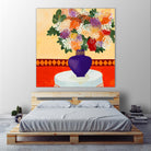 Taking In The Joy by Ruth Fromstein on GIANT ART - oranges floral bouquet