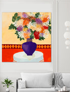 Taking In The Joy by Ruth Fromstein on GIANT ART - oranges floral bouquet