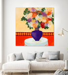 Taking In The Joy by Ruth Fromstein on GIANT ART - oranges floral bouquet