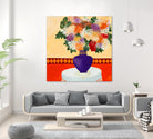 Taking In The Joy by Ruth Fromstein on GIANT ART - oranges floral bouquet