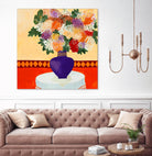 Taking In The Joy by Ruth Fromstein on GIANT ART - oranges floral bouquet