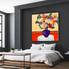 Taking In The Joy by Ruth Fromstein on GIANT ART - oranges floral bouquet