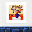 Taking In The Joy by Ruth Fromstein on GIANT ART - oranges floral bouquet