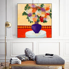 Taking In The Joy by Ruth Fromstein on GIANT ART - oranges floral bouquet
