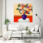 Taking In The Joy by Ruth Fromstein on GIANT ART - oranges floral bouquet