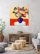 Taking In The Joy by Ruth Fromstein on GIANT ART - oranges floral bouquet