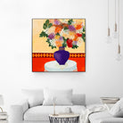 Taking In The Joy by Ruth Fromstein on GIANT ART - oranges floral bouquet