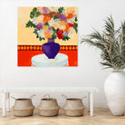 Taking In The Joy by Ruth Fromstein on GIANT ART - oranges floral bouquet