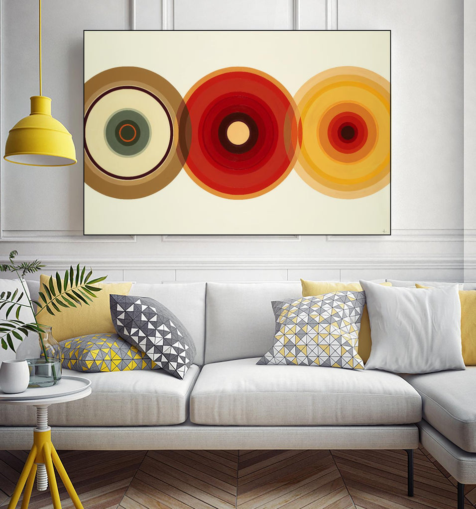 Color Test 6 by KC Haxton on GIANT ART - yellow abstract
