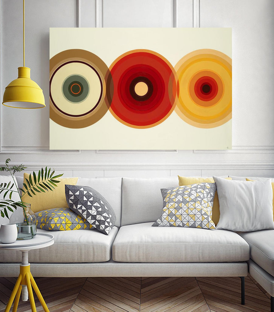 Color Test 6 by KC Haxton on GIANT ART - yellow abstract