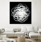 Scribbles I by KC Haxton on GIANT ART - black abstract