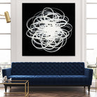 Scribbles I by KC Haxton on GIANT ART - black abstract