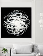 Scribbles I by KC Haxton on GIANT ART - black abstract