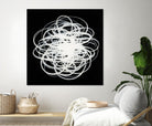 Scribbles I by KC Haxton on GIANT ART - black abstract
