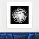 Scribbles I by KC Haxton on GIANT ART - black abstract