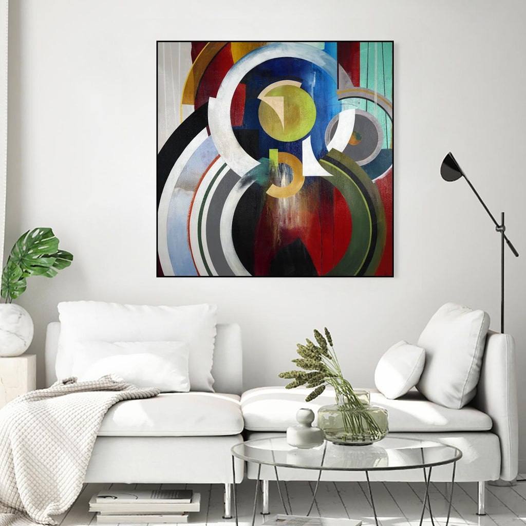 Focal by KC Haxton on GIANT ART - blue abstract