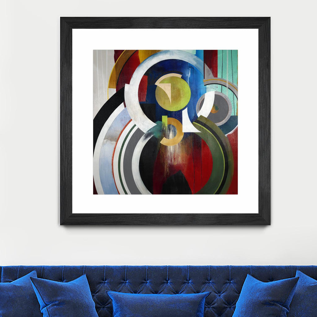 Focal by KC Haxton on GIANT ART - blue abstract