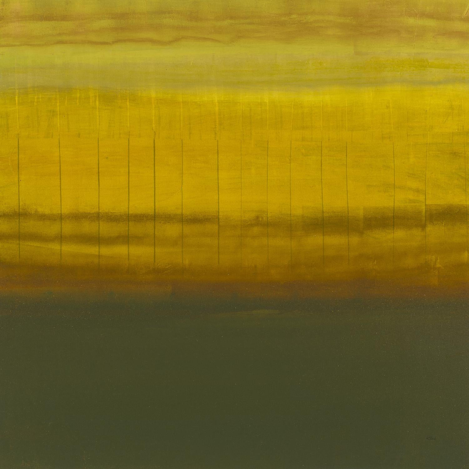 Sense I par Randy Hibberd sur GIANT ART - vert abstrait