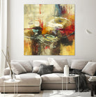 Instictual Beauty II by Randy Hibberd on GIANT ART - red abstract