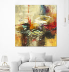 Instictual Beauty II by Randy Hibberd on GIANT ART - red abstract