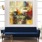 Instictual Beauty II by Randy Hibberd on GIANT ART - red abstract