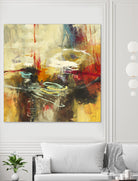 Instictual Beauty II by Randy Hibberd on GIANT ART - red abstract