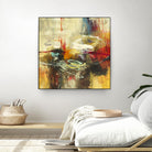 Instictual Beauty II by Randy Hibberd on GIANT ART - red abstract