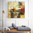 Instictual Beauty II by Randy Hibberd on GIANT ART - red abstract