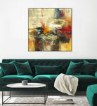 Instictual Beauty II by Randy Hibberd on GIANT ART - red abstract