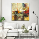 Instictual Beauty II by Randy Hibberd on GIANT ART - red abstract