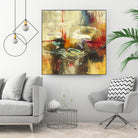 Instictual Beauty II by Randy Hibberd on GIANT ART - red abstract