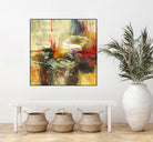 Instictual Beauty II by Randy Hibberd on GIANT ART - red abstract