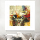 Instictual Beauty II by Randy Hibberd on GIANT ART - red abstract