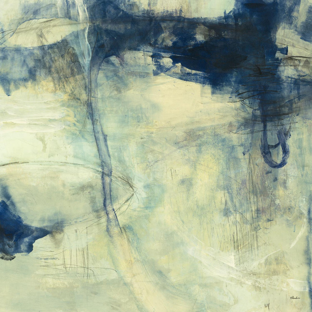 Blue Daze I de Randy Hibberd sur GIANT ART - abstrait beige