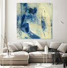 Blue Daze II by Randy Hibberd on GIANT ART - beige abstract