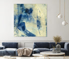 Blue Daze II by Randy Hibberd on GIANT ART - beige abstract