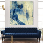 Blue Daze II by Randy Hibberd on GIANT ART - beige abstract