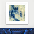 Blue Daze II by Randy Hibberd on GIANT ART - beige abstract