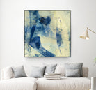 Blue Daze II by Randy Hibberd on GIANT ART - beige abstract
