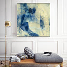 Blue Daze II by Randy Hibberd on GIANT ART - beige abstract