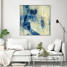 Blue Daze II by Randy Hibberd on GIANT ART - beige abstract
